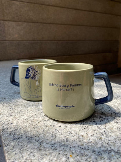 Empower Her Mug - Olive Green